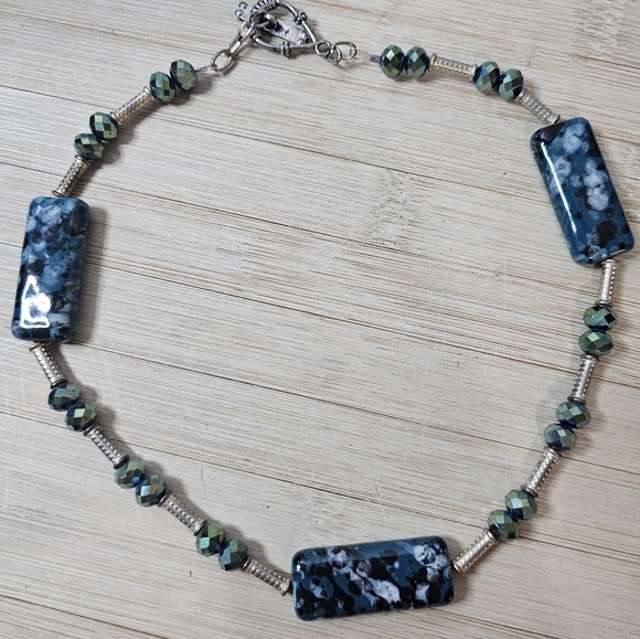 Ceramic Beaded Artisan Necklace - Picture 5 of 5